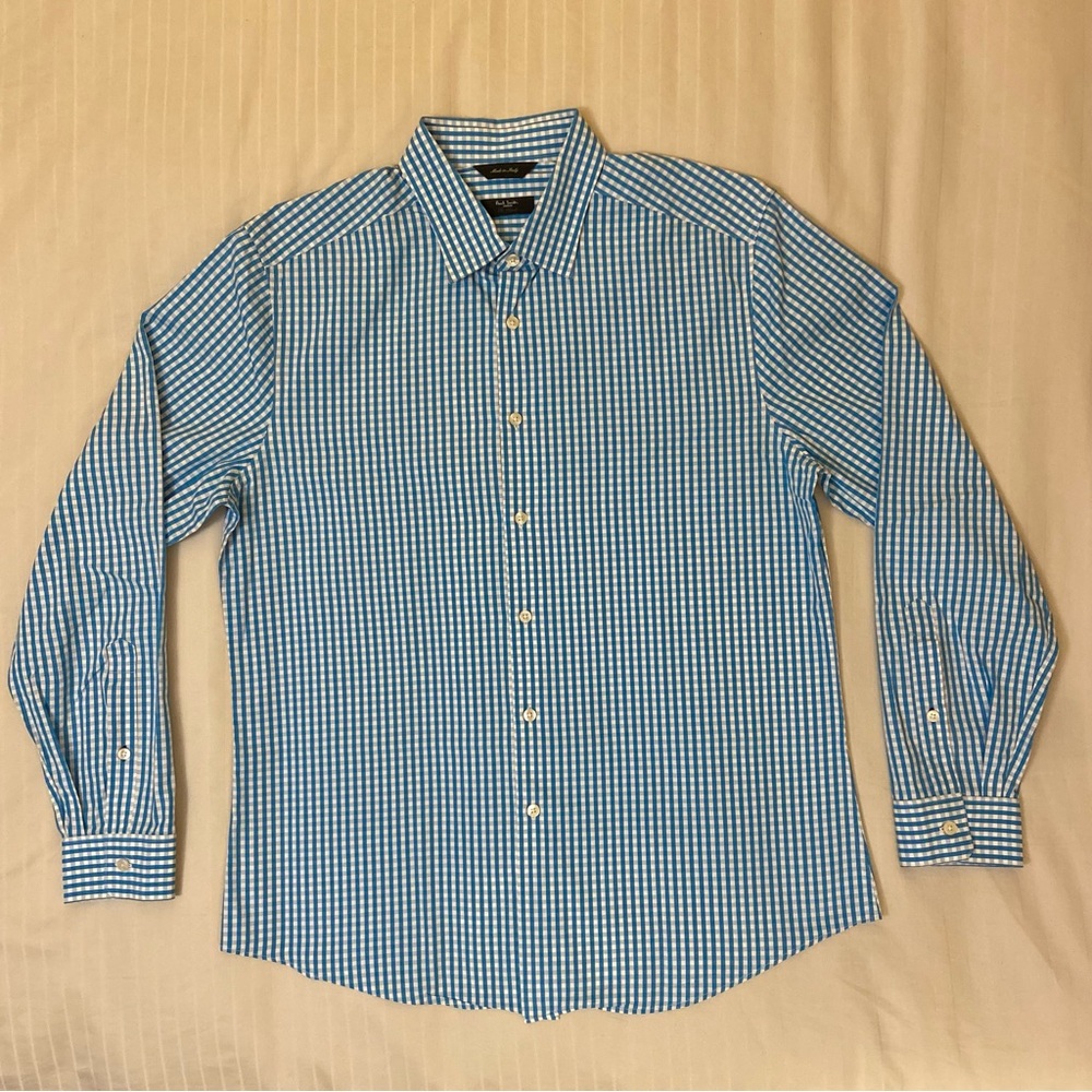 Paul Smith London “The Byard” collared 17/43 neck sz L